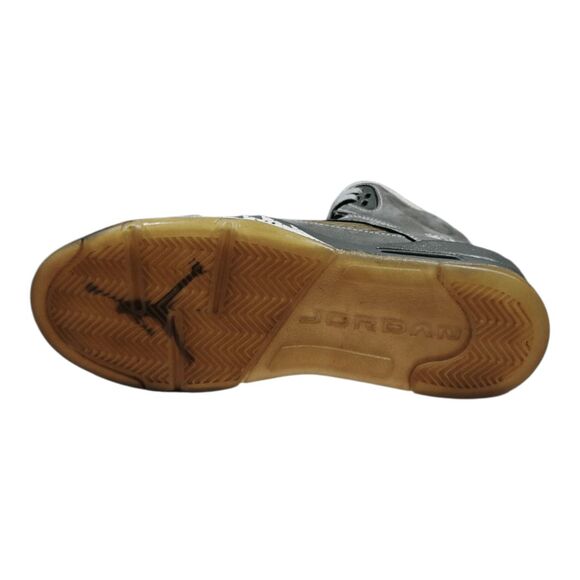 NIKE Air Jordan 5 Retro 'Wolf Grey' Sneakers Size 5.5Y/W7 - Picture 8 of 9